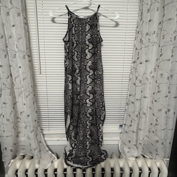 Love Squared - Snake Skin Print Maxi Dress, Size Small - Picture 1 of 7